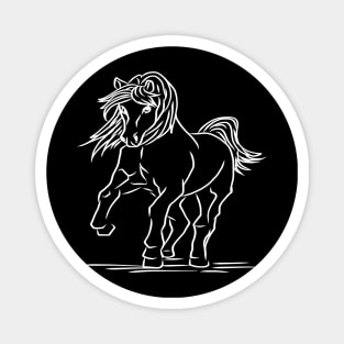 A very nice horse and pony dressage Magnet